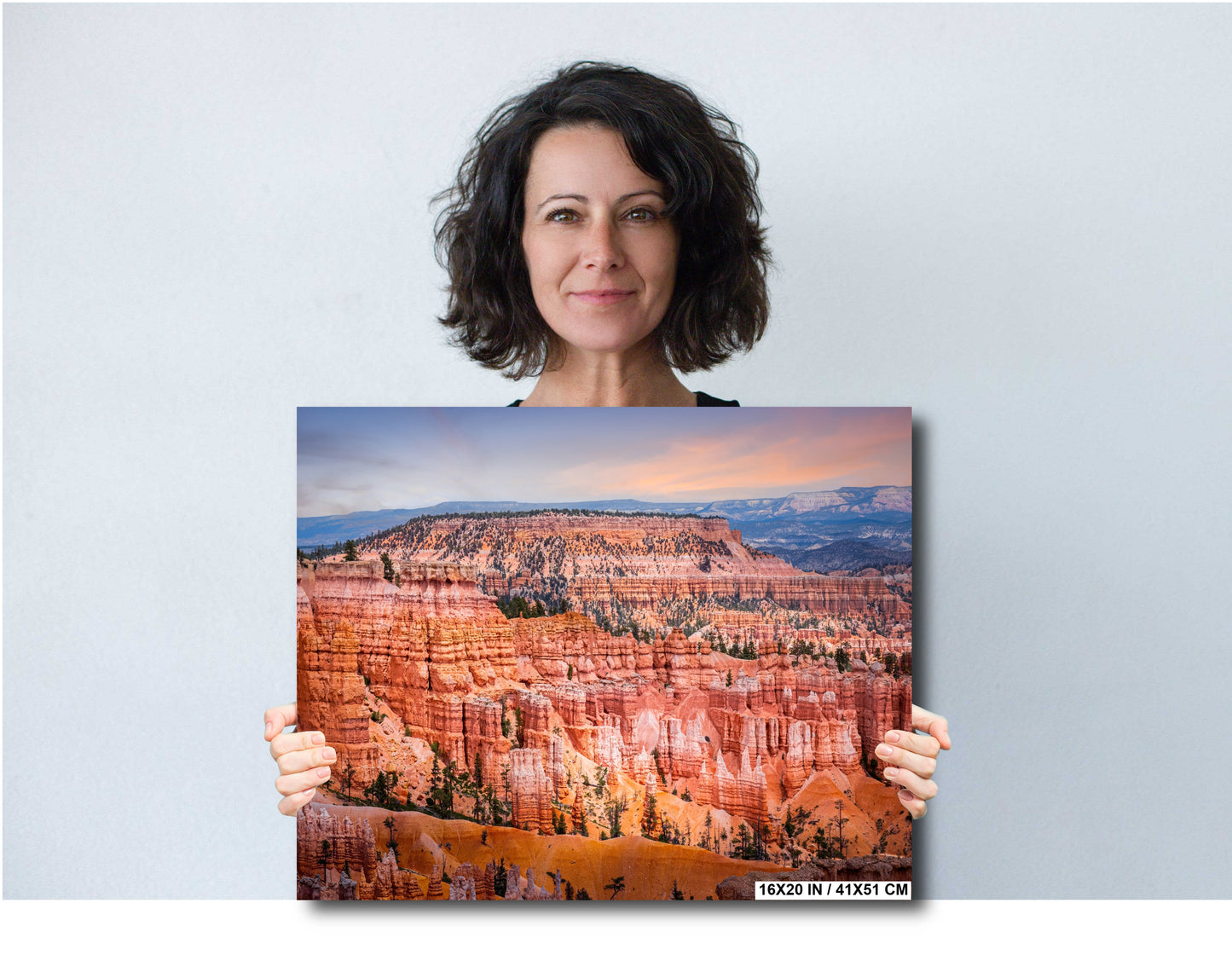 Nature's Artistry: Bryce Canyon Landscape Photography Utah National Park Canvas Print Wall Art