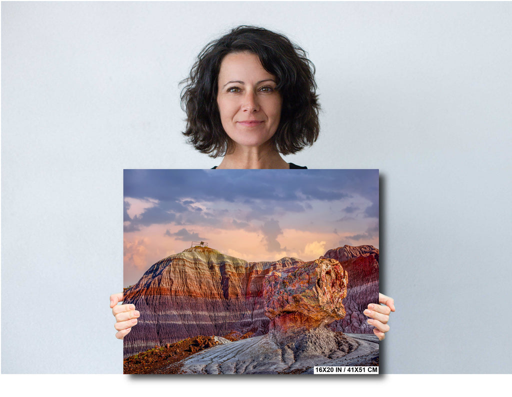 Petrified Forest Blue Mesa Arizona Landscape Photography Wall Art