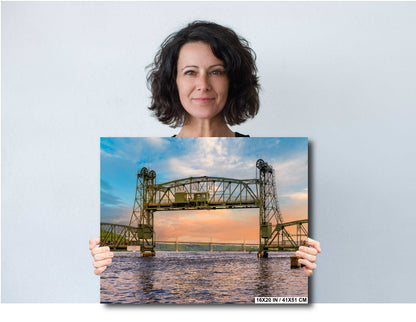 Stillwater Lift Bridge: St. Croix River Minnesota Landscape Photography Wall Art