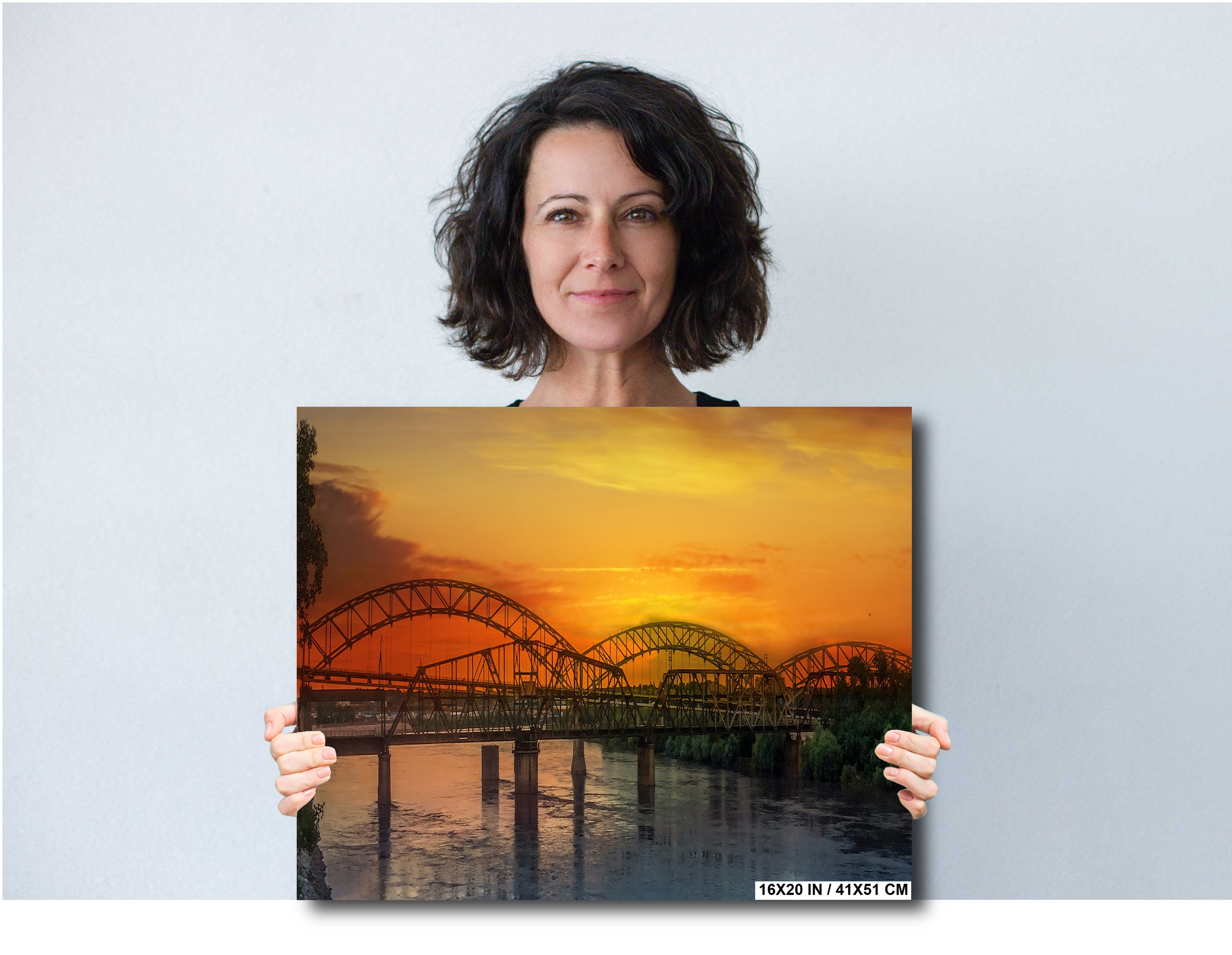 Buck O'Neil Bridge: Kansas City Sunset Photography Wall Art