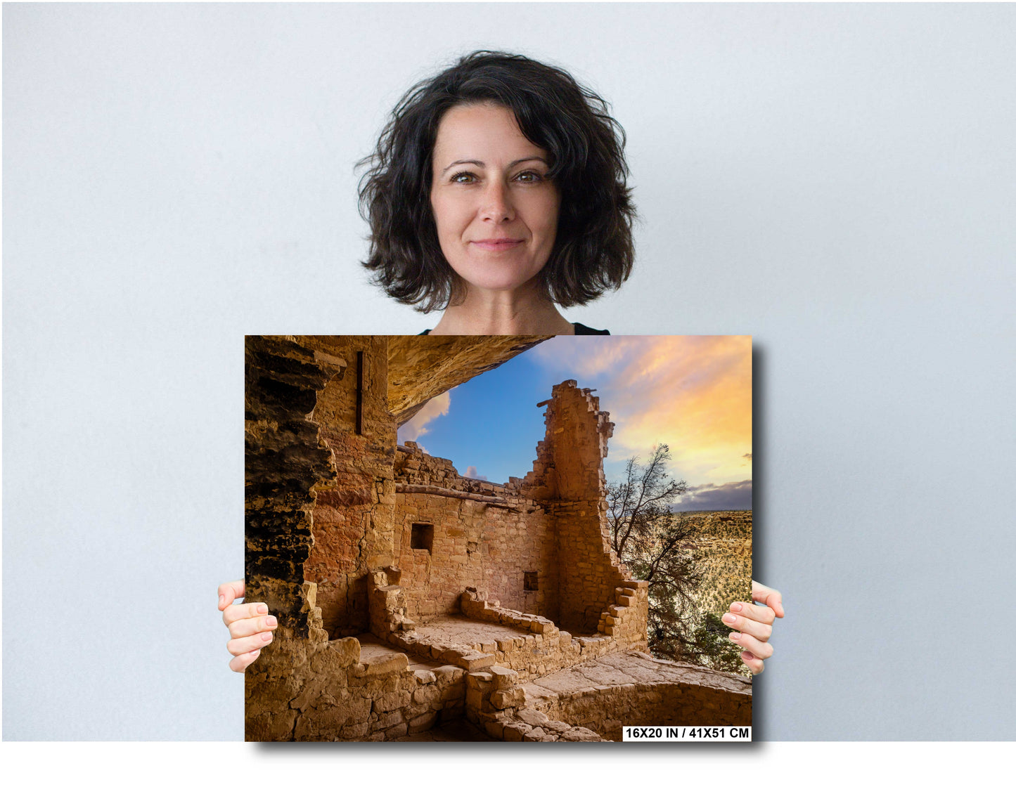 Up Close with History: Balcony House, Mesa Verde National Park Wall Art Colorado Iconic Metal Canvas Print