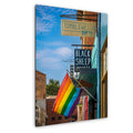 Bisbee Street Scene with Pride Flag Colorful Arizona Downtown Photography Wall Art