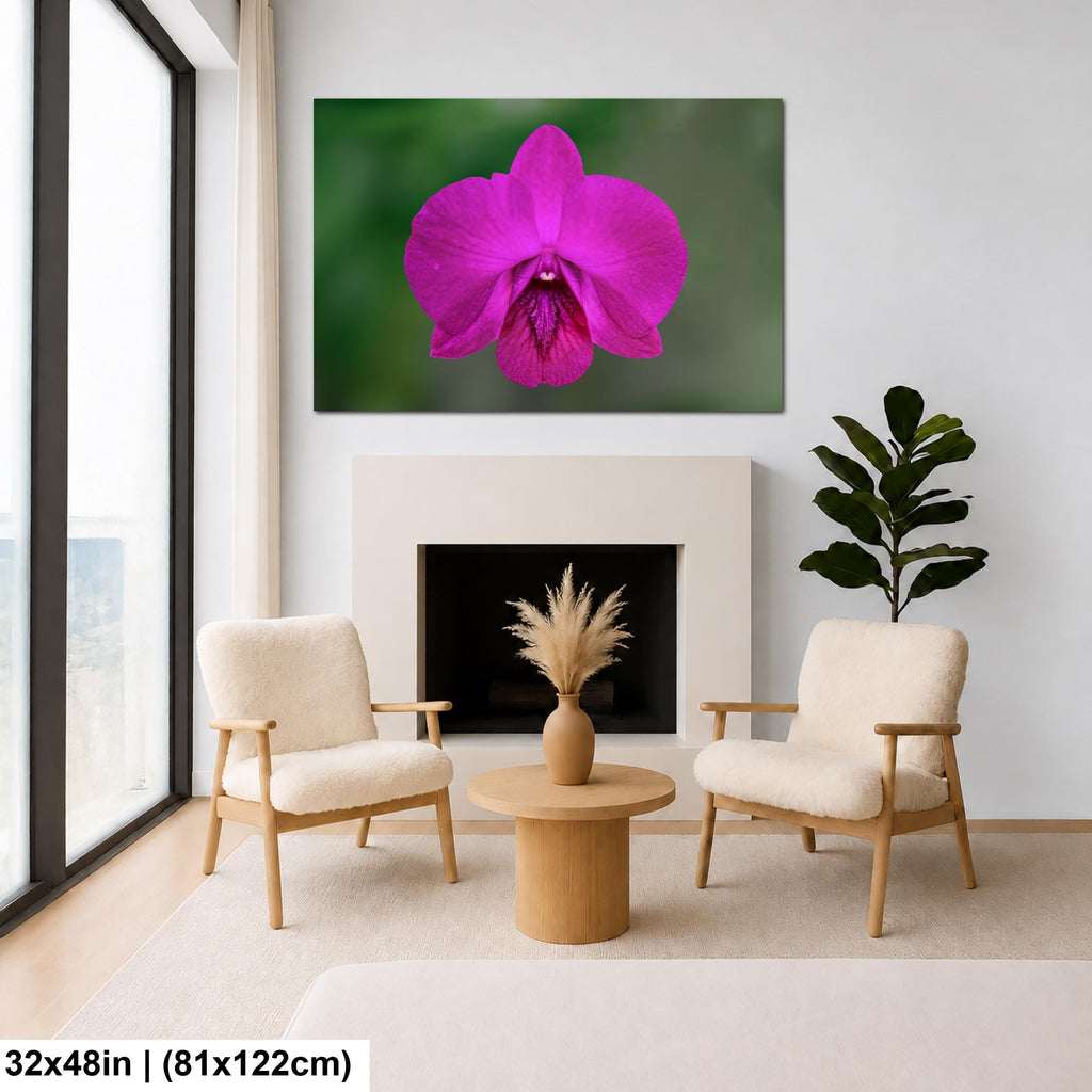 Violet Beauty: Purple Orchid Flower Botanical Floral Photography Wall Art