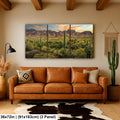 Wildfire Sky Mountains: Catalina State Park Tucson Arizona Photo Wall Art