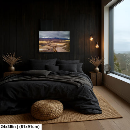 Storm Clouds over Death Valley National Park California Photography Print, Desert Landscape Wall Art