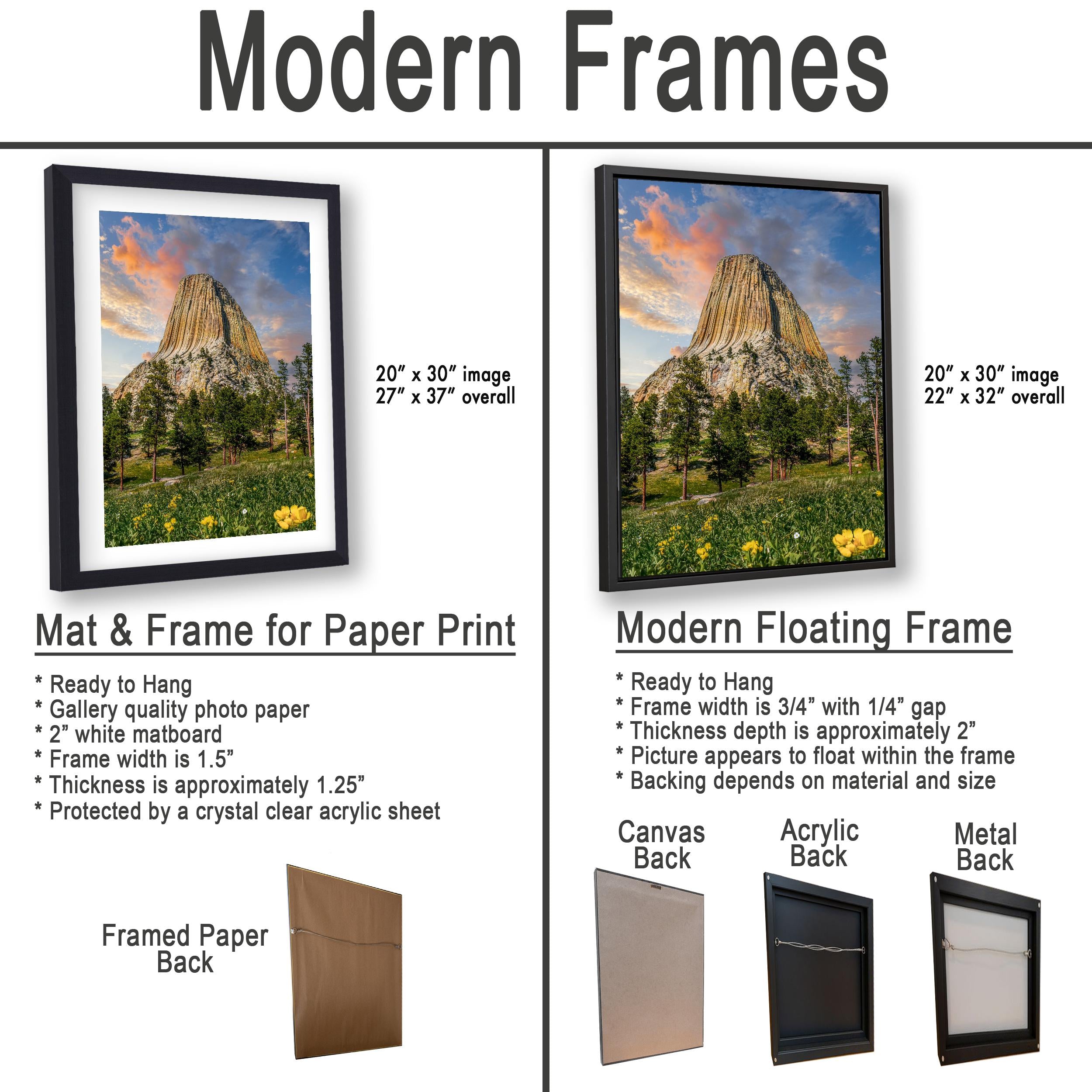 Towering Presence: Devils Tower Wyoming Summer Landscape Photo Wall Art