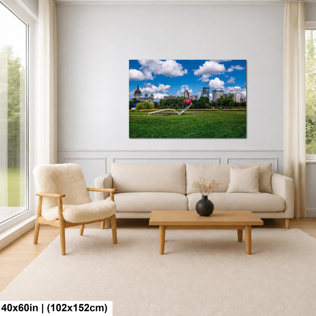 Twin Cities Icon: Spoonbridge Cherry Minneapolis Minnesota Photo Wall Art