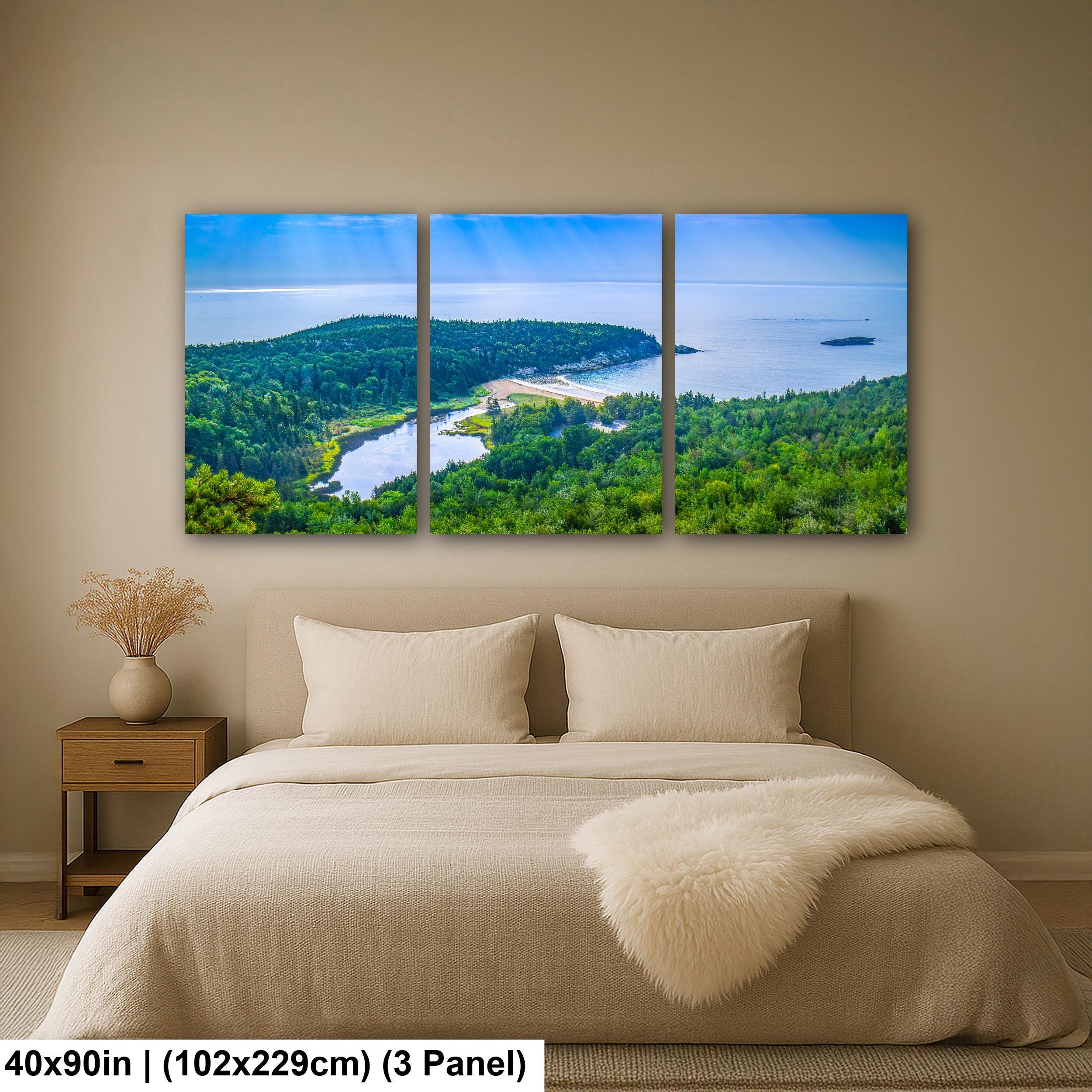 Sand Beach Cove: Acadia National Park Maine Seascape Photography Wall Art