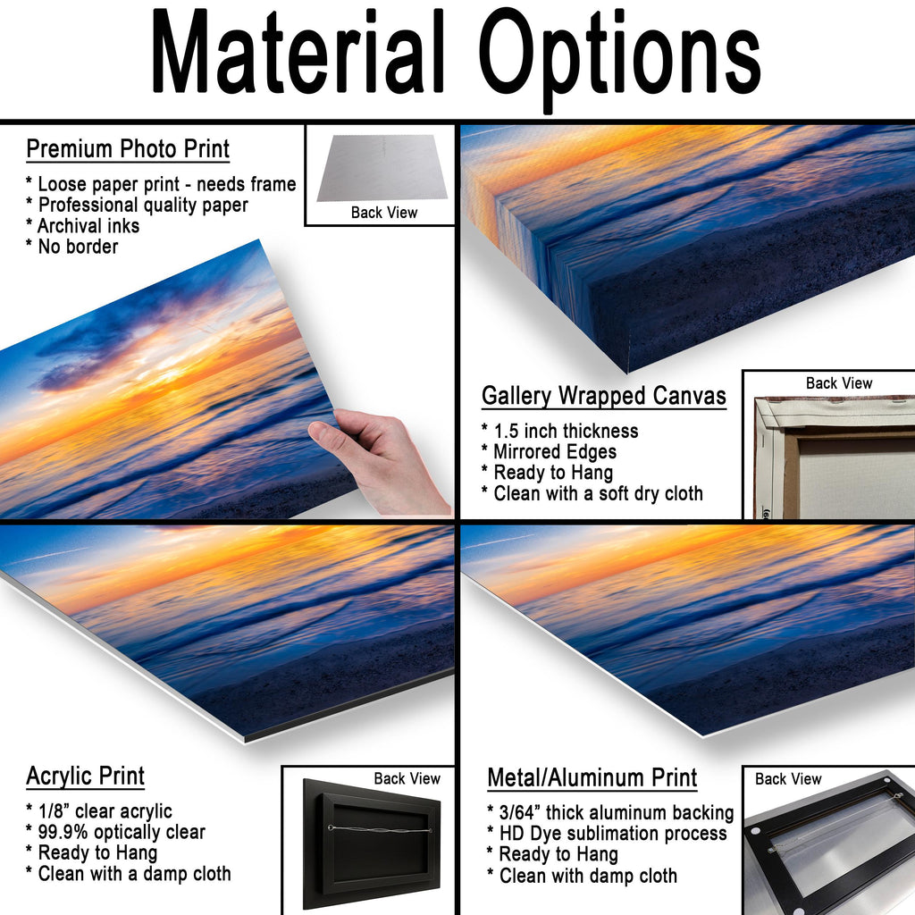 Gentle Waves: Bradenton Beach Sunset Anna Maria Island Florida Wall Art