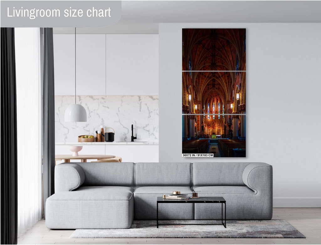 Albany’s Immaculate Conception Cathedral: Catholic Church Print Wall Art New York Historic Landmark Aluminum/Acrylic/Metal/Canvas