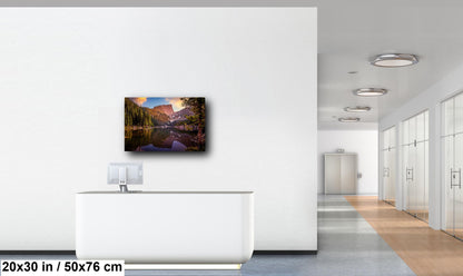 Peak Reflections on Dream Lake: Rocky Mountain National Park Colorado Print Wall Art Photography Aluminum/Acrylic/Metal/Canvas Travel Gift