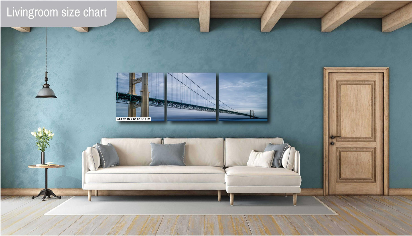 Mackinac Bridge: Michigan Landmark Photography Wall Art