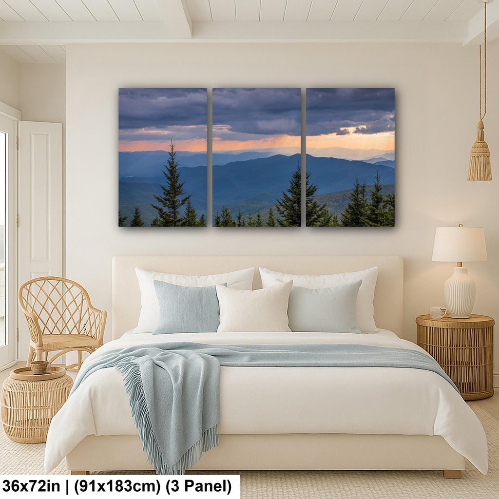 Storm Break: Mountain View Great Smoky Mountains Tennessee Photo Wall Art