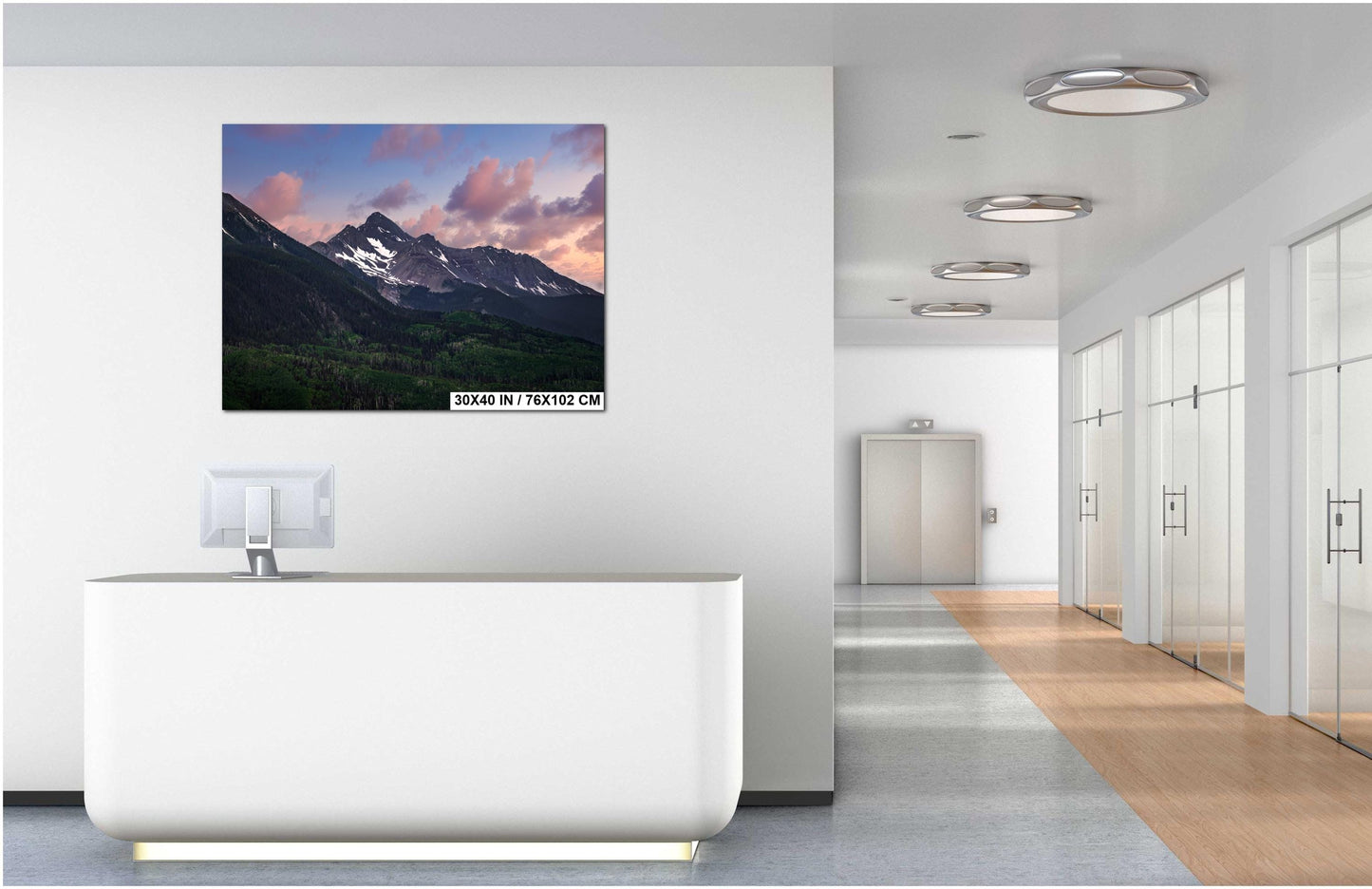 Telluride Sunset Photography Print: San Juan Mountains, Colorado Alpine Landscape