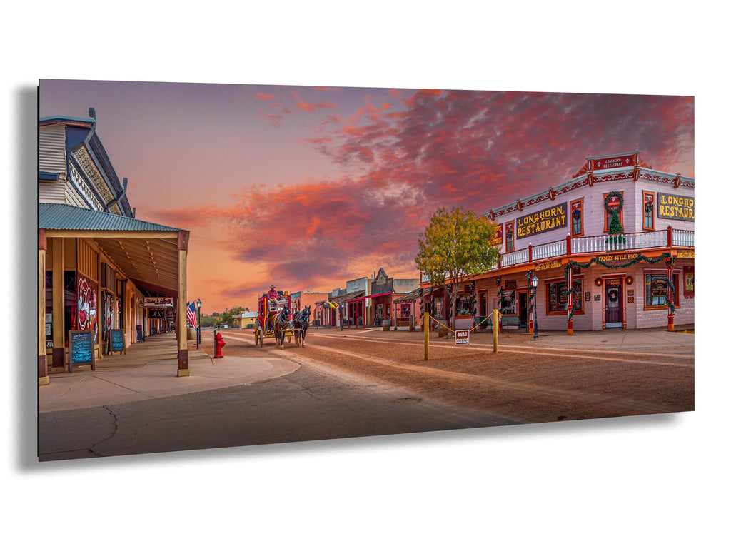 Tombstone Arizona Allen Street Sunset Historic Old West Wall Art Photography