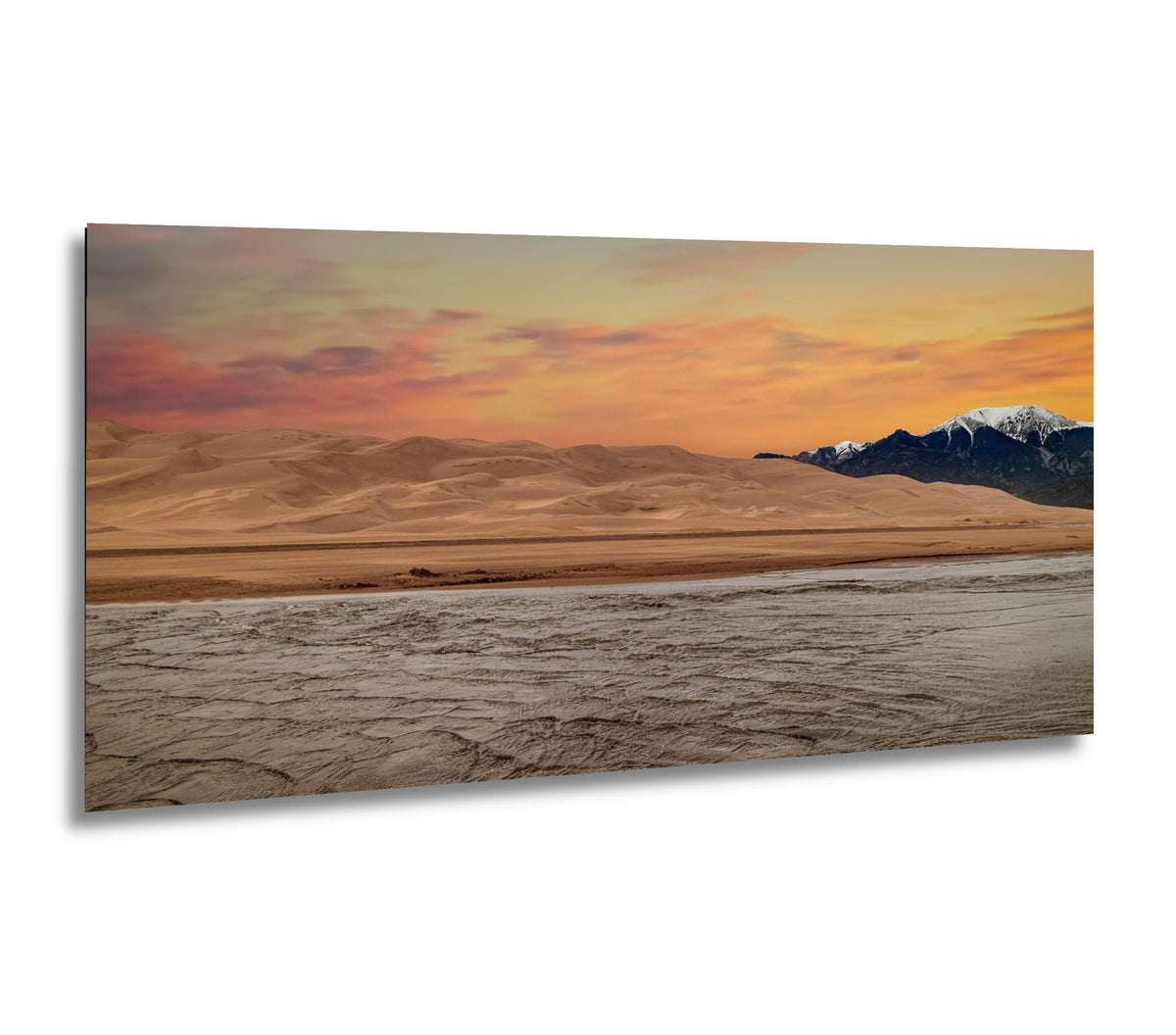 Medano Creek: Great Sand Dunes National Park Colorado Sunset Photo Wall Art