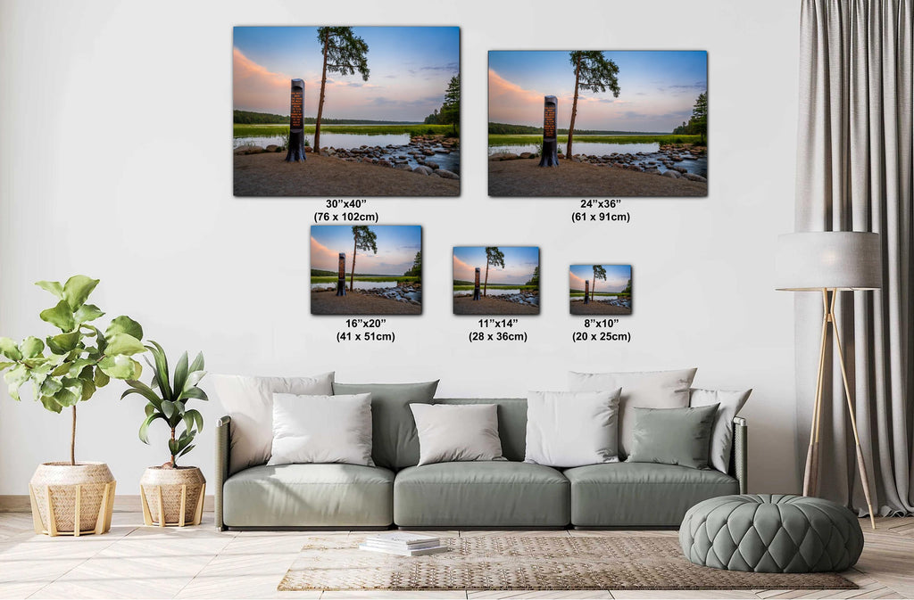 Lake Itasca Sunset: Mississippi Headwaters Nature Photography Wall Art