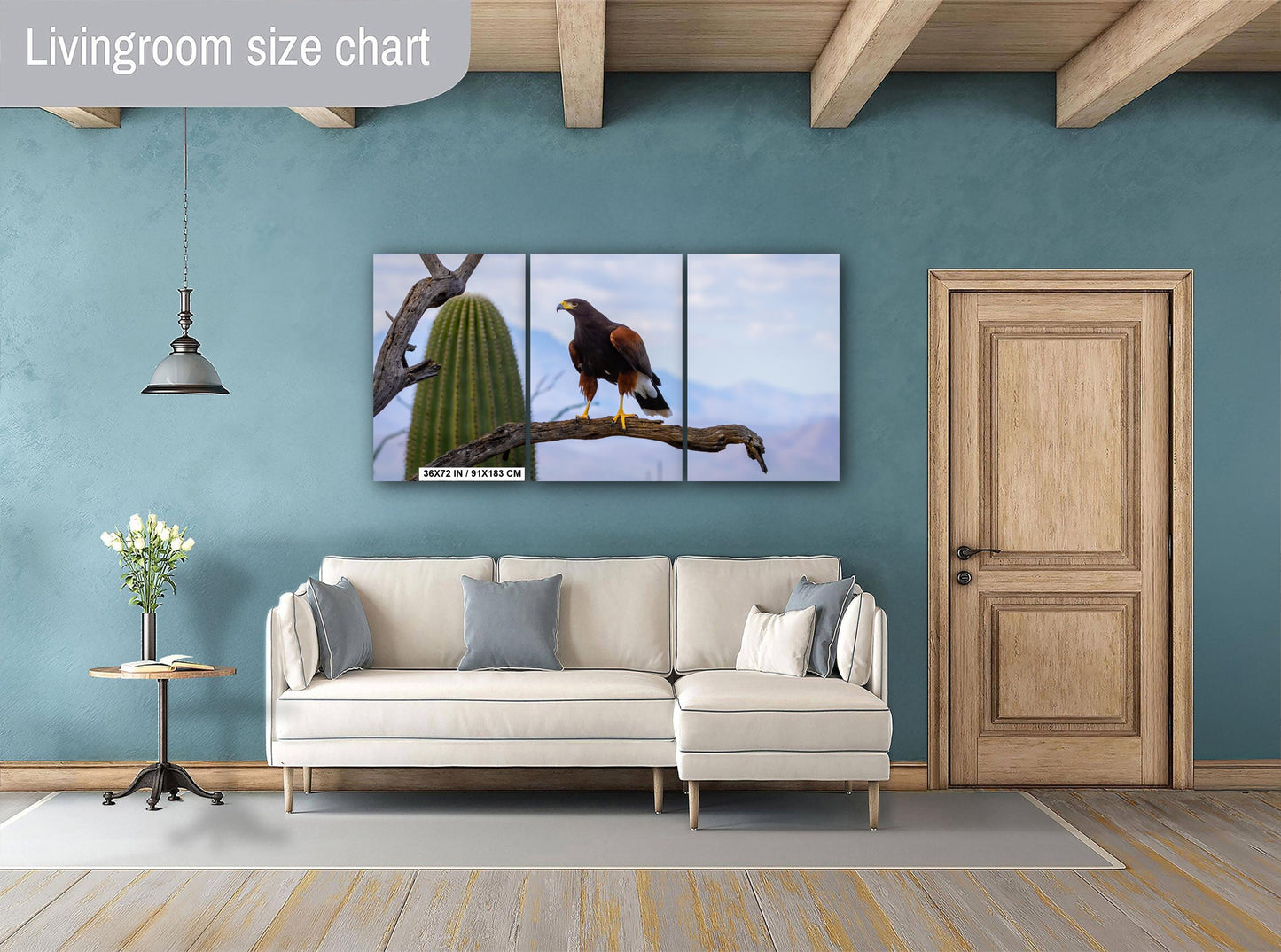 Harris's Hawk Desert Photography Print: Arizona Wildlife Art