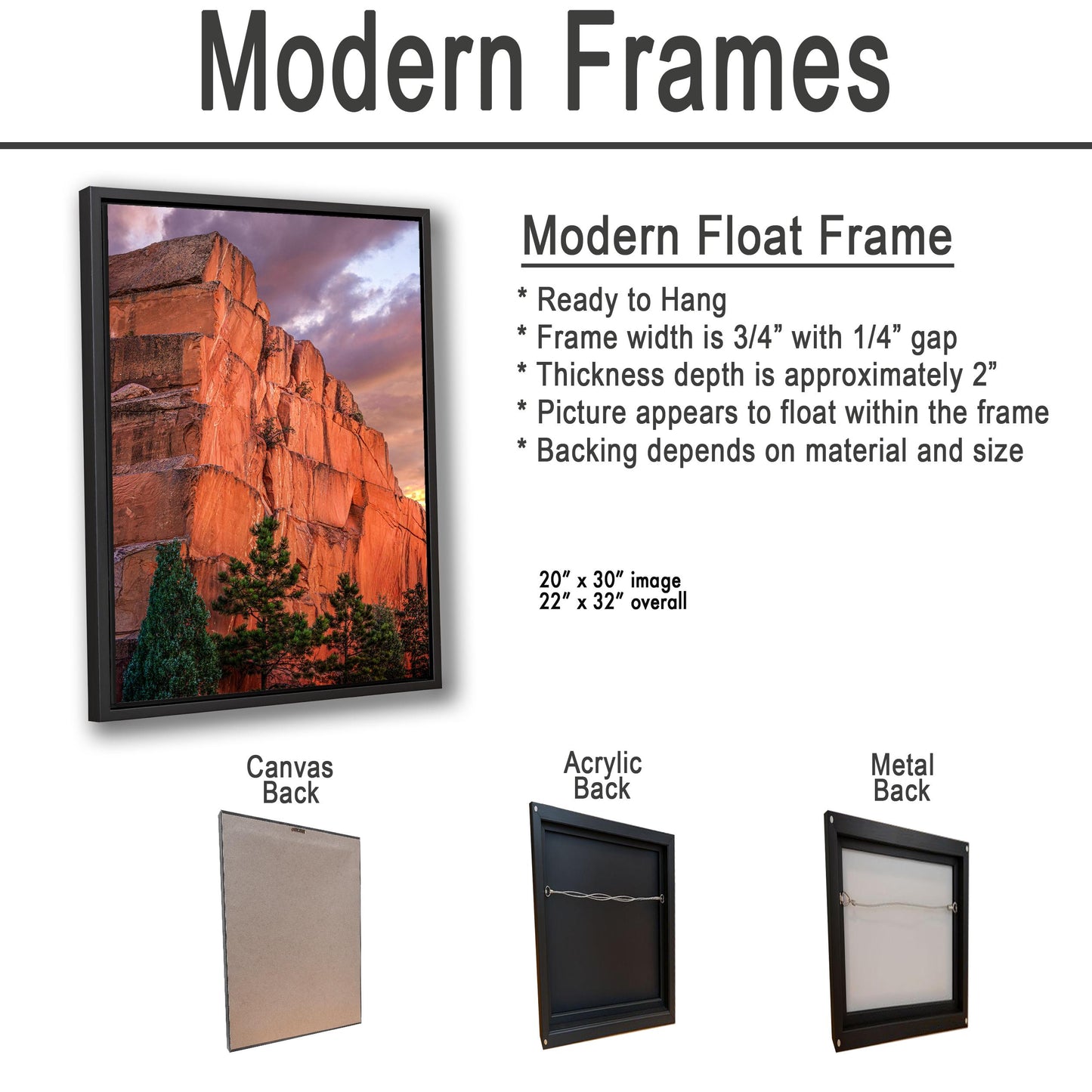 Red Sandstone Cliffs Photography Print, Red Rock Canyon Open Space Colorado Springs, Dramatic Sunset Wall Art