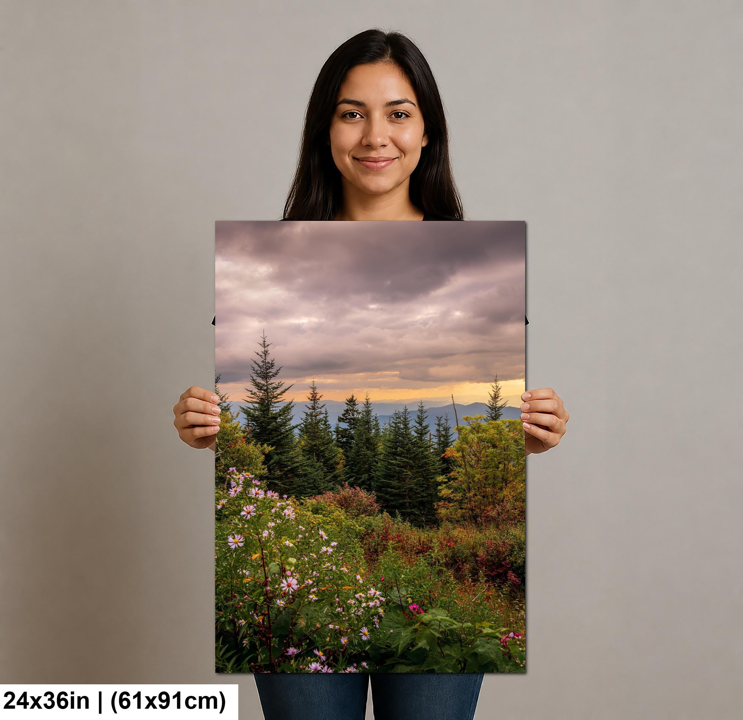 Mountain Bouquet: Great Smoky Mountains Tennessee Wildflower Photo Wall Art
