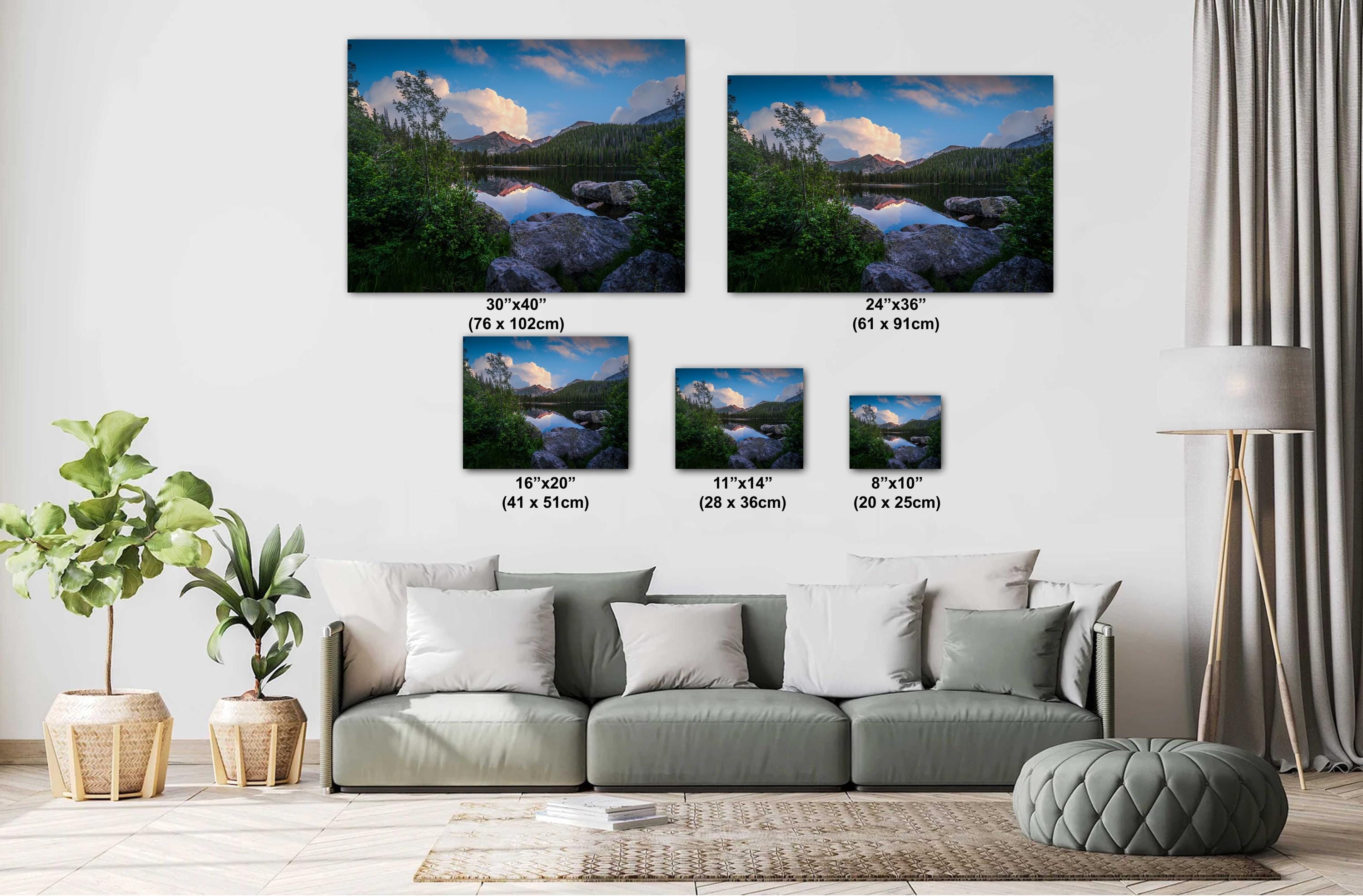 Bear Lake, Rocky Mountain National Park Photography Print: Colorado Landscape Wall Art