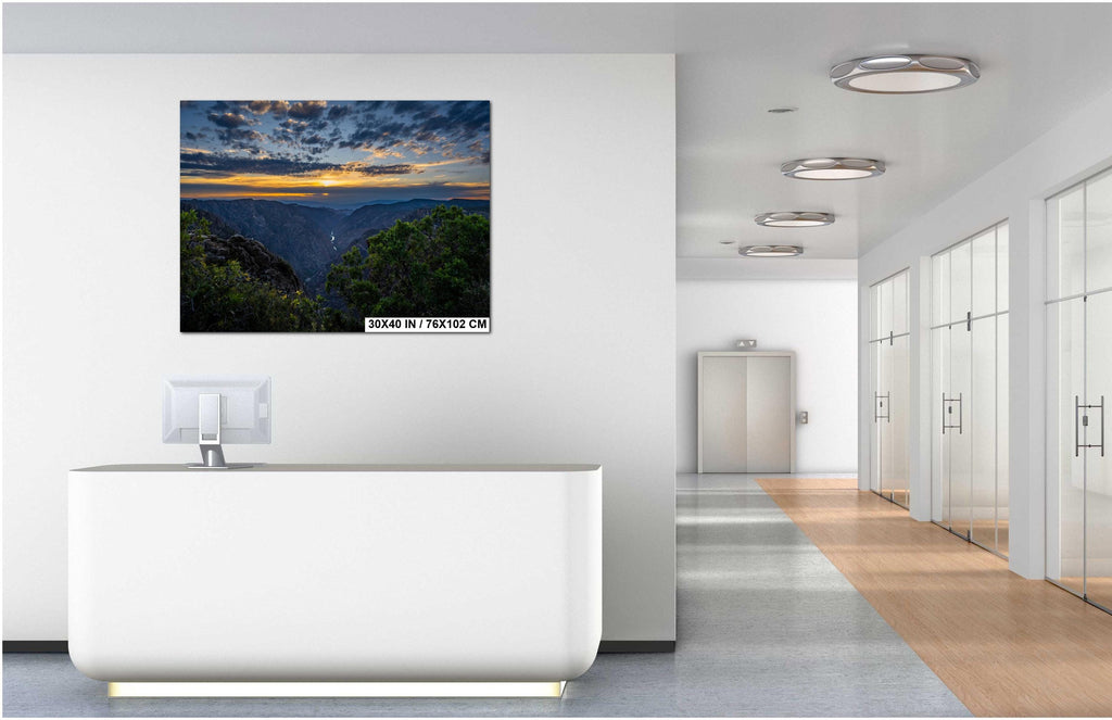 Black Canyon Sunrise Print: Gunnison River, Colorado Landscape Photography