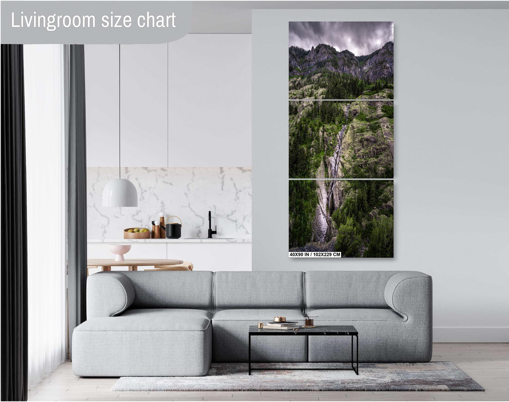 Million Dollar Highway Waterfall Print: Colorado Mountain Waterscape