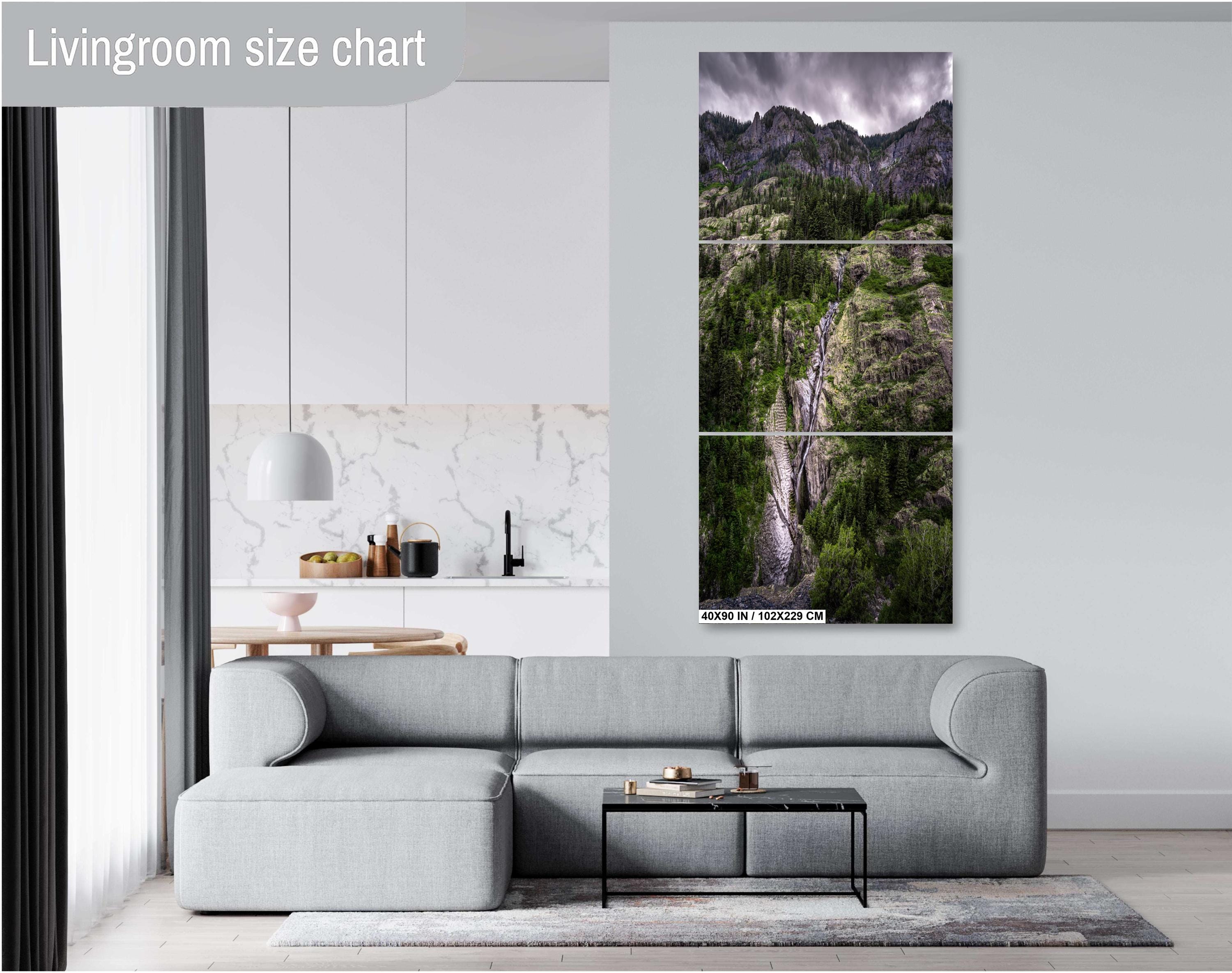 Million Dollar Highway Waterfall Print: Colorado Mountain Waterscape