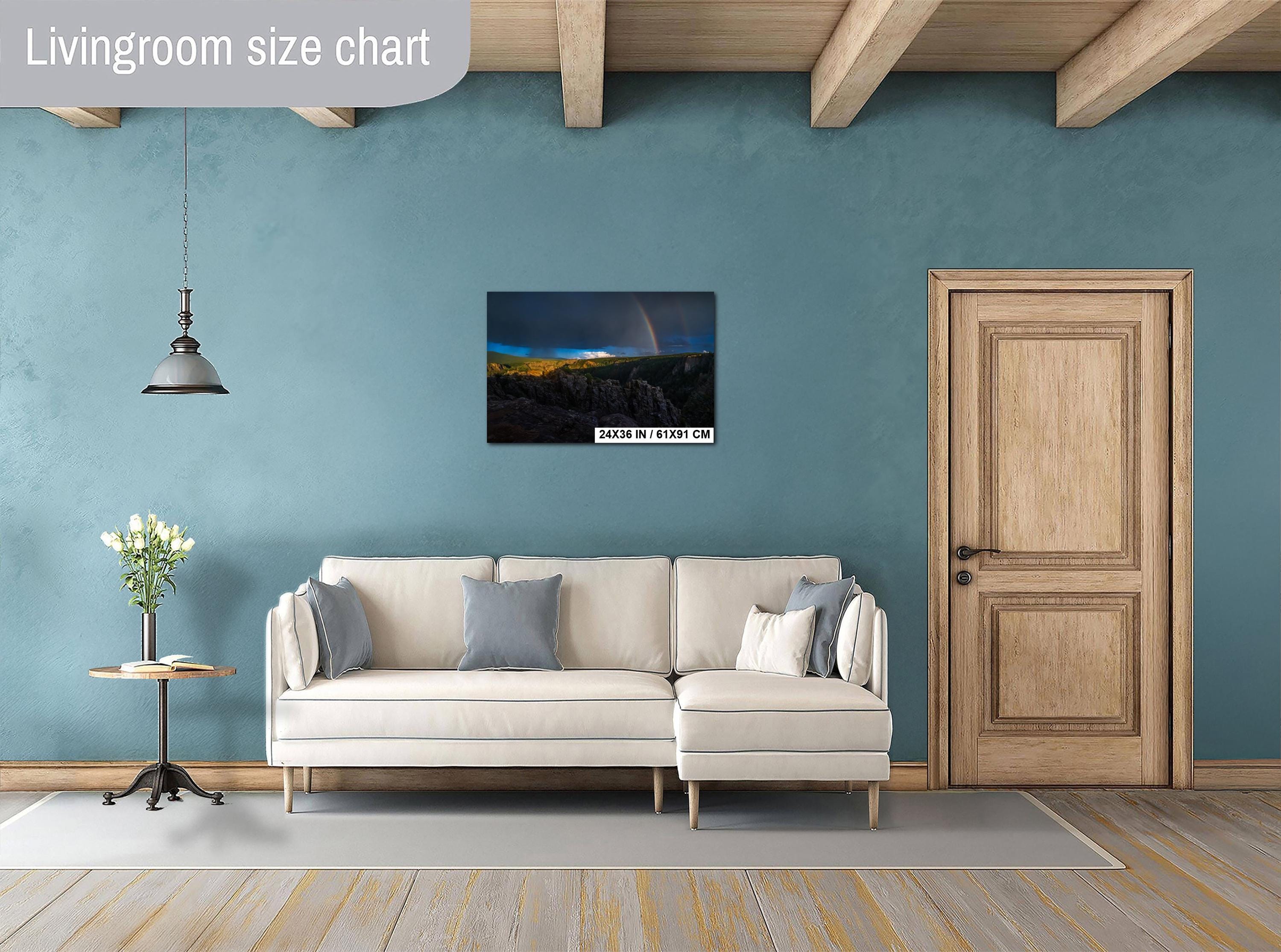 Black Canyon Rainbow Photography Print: Colorado Landscape Wall Art