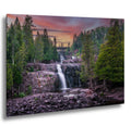Gooseberry Falls Sunset: Minnesota State Park Waterfall Photography Wall Art