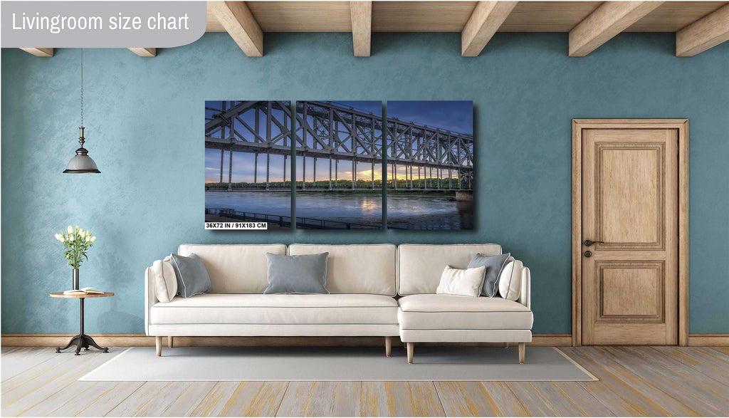 ASB Railroad Bridge Photo: Kansas City Missouri Steel Photography Wall Art
