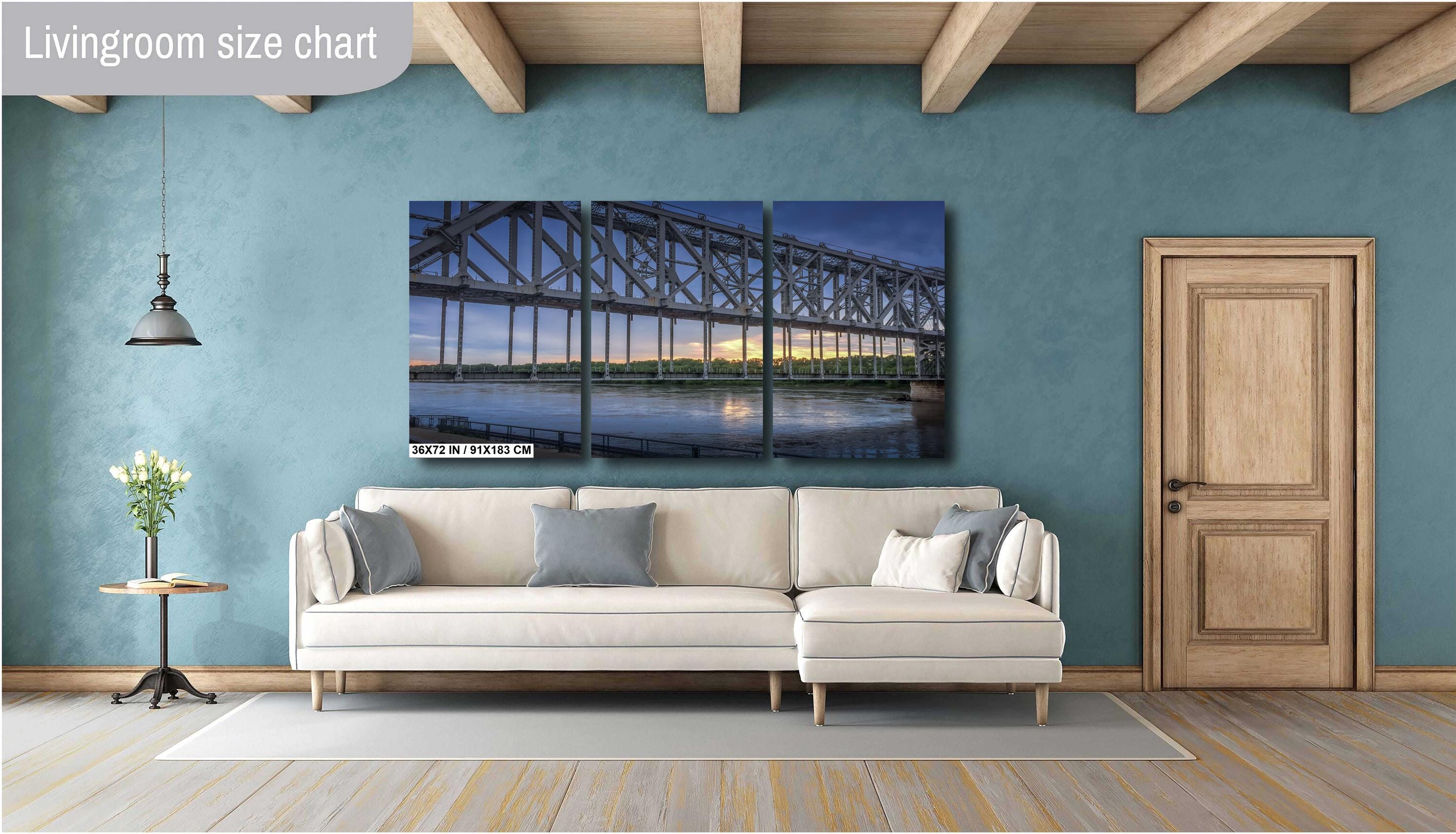 ASB Railroad Bridge Photo: Kansas City Missouri Steel Photography Wall Art