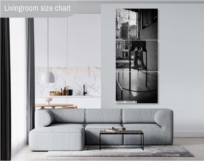 Liberty Bell Black and White Photography Print: Philadelphia Wall Art