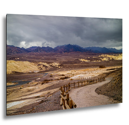 Storm Clouds over Death Valley National Park California Photography Print, Desert Landscape Wall Art