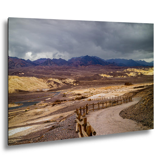 Storm Clouds over Death Valley National Park California Photography Print, Desert Landscape Wall Art