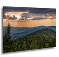 Mountain Sunbeams: Great Smoky Mountains Tennessee Landscape Photo Wall Art