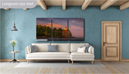 Split Rock Lighthouse Print - Minnesota North Shore Coastal Landscape Wall Art