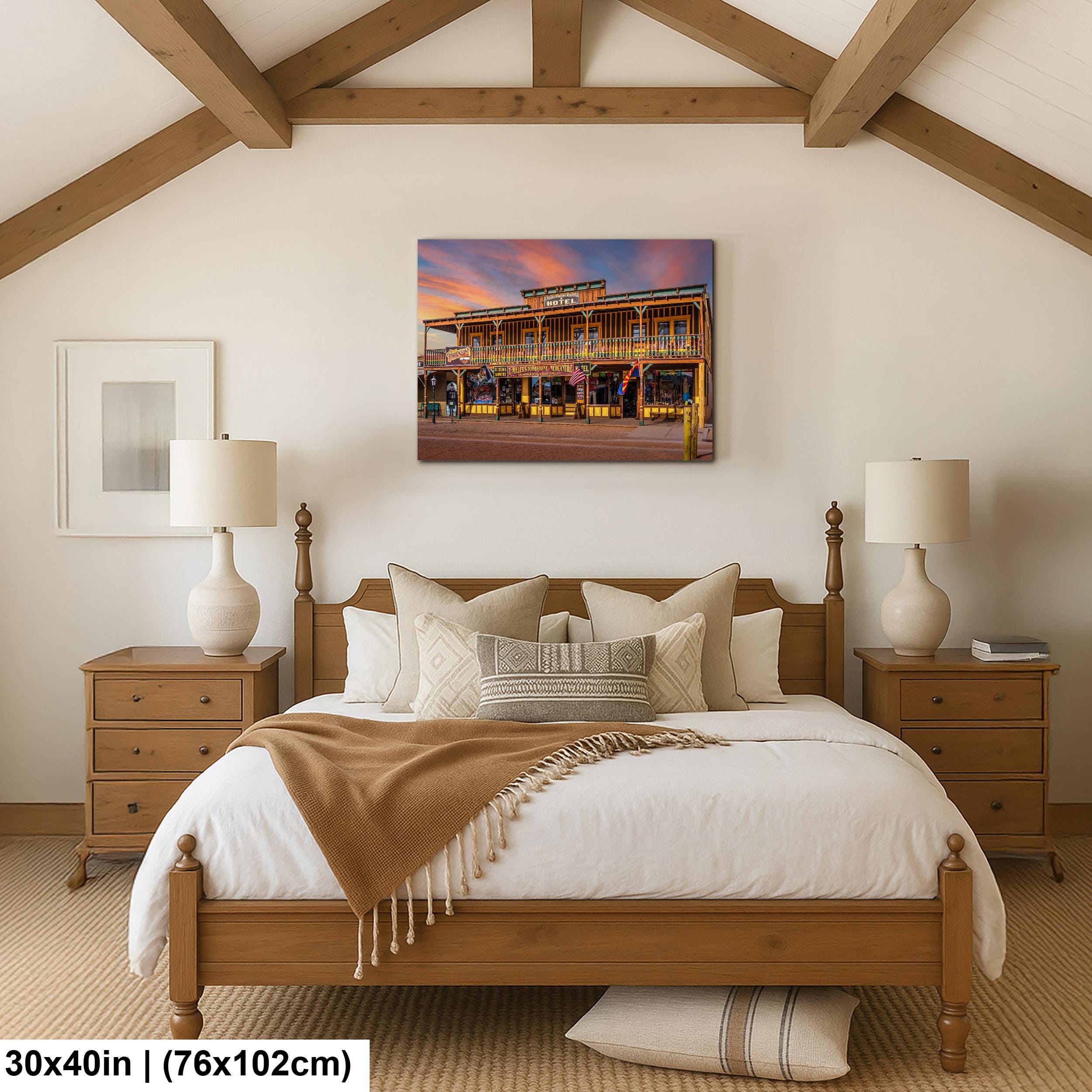 T. Miller’s Tombstone Mercantile Hotel Arizona Western Photography Wall Art