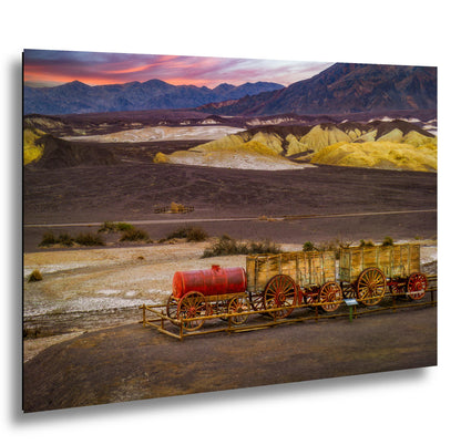 Historic Wagon Train in Death Valley National Park California Wall Art Photography Print