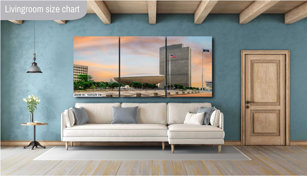 The Egg Albany NY Print: Empire State Plaza Architecture Photography