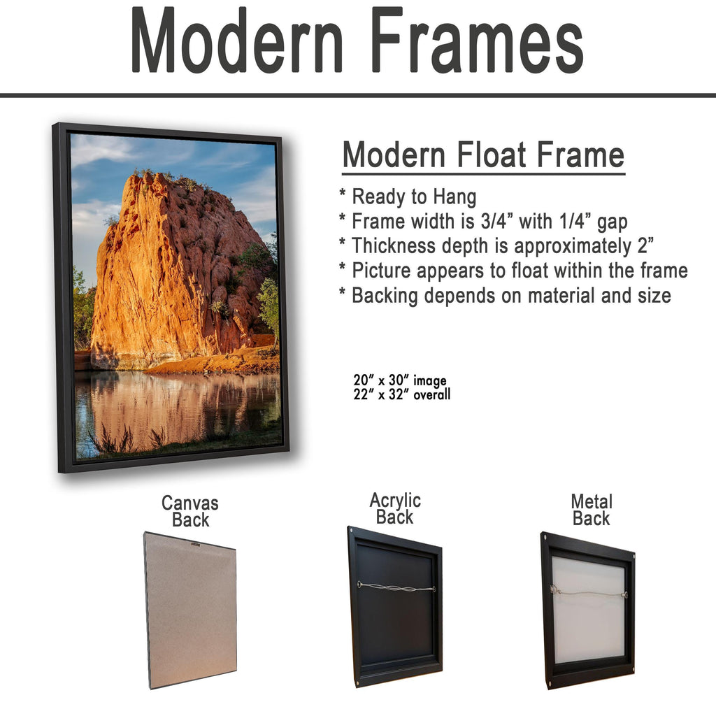 Stone Reflections: Red Rock Canyon Colorado Springs Photography Wall Art