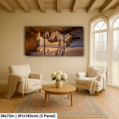 Ancient Cliff Dwelling at Mesa Verde National Park, Cortez Colorado Photography Print