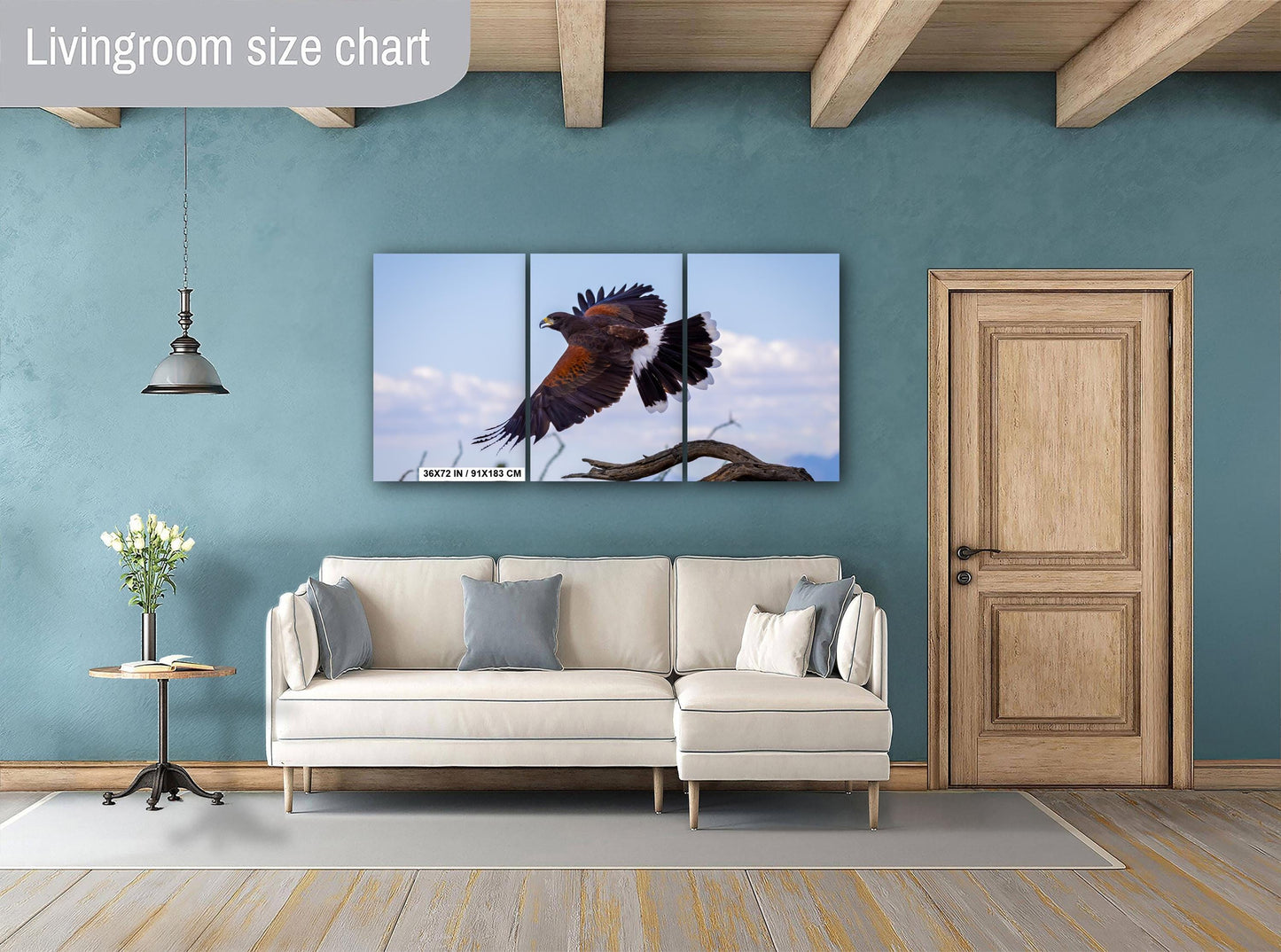 Harris's Hawk Desert Flight Photography: Southwest Wildlife Art Print