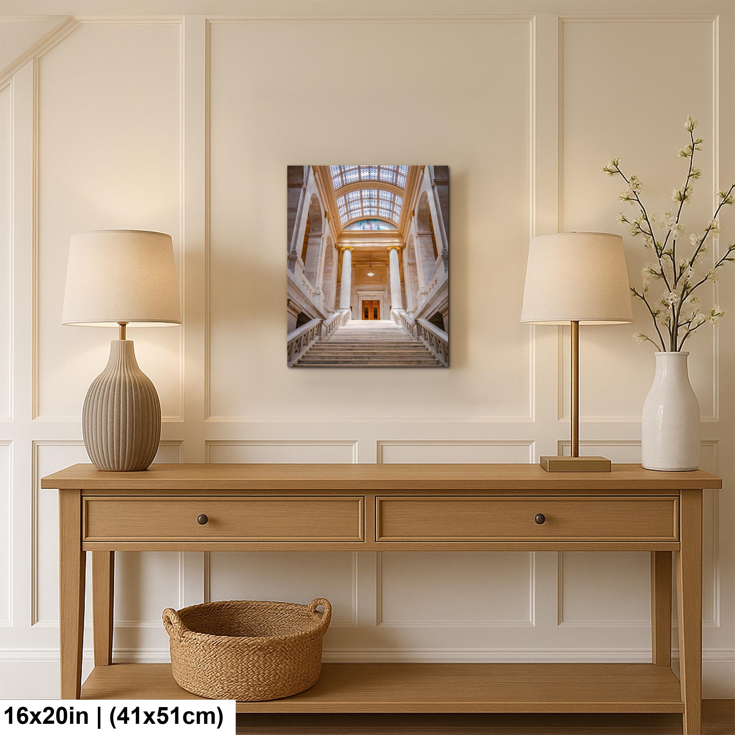 Arkansas State Capitol House Chamber Staircase - Little Rock Arkansas Photography Print