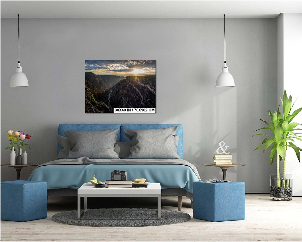 Black Canyon Sunrise Print: Colorado Landscape Photography
