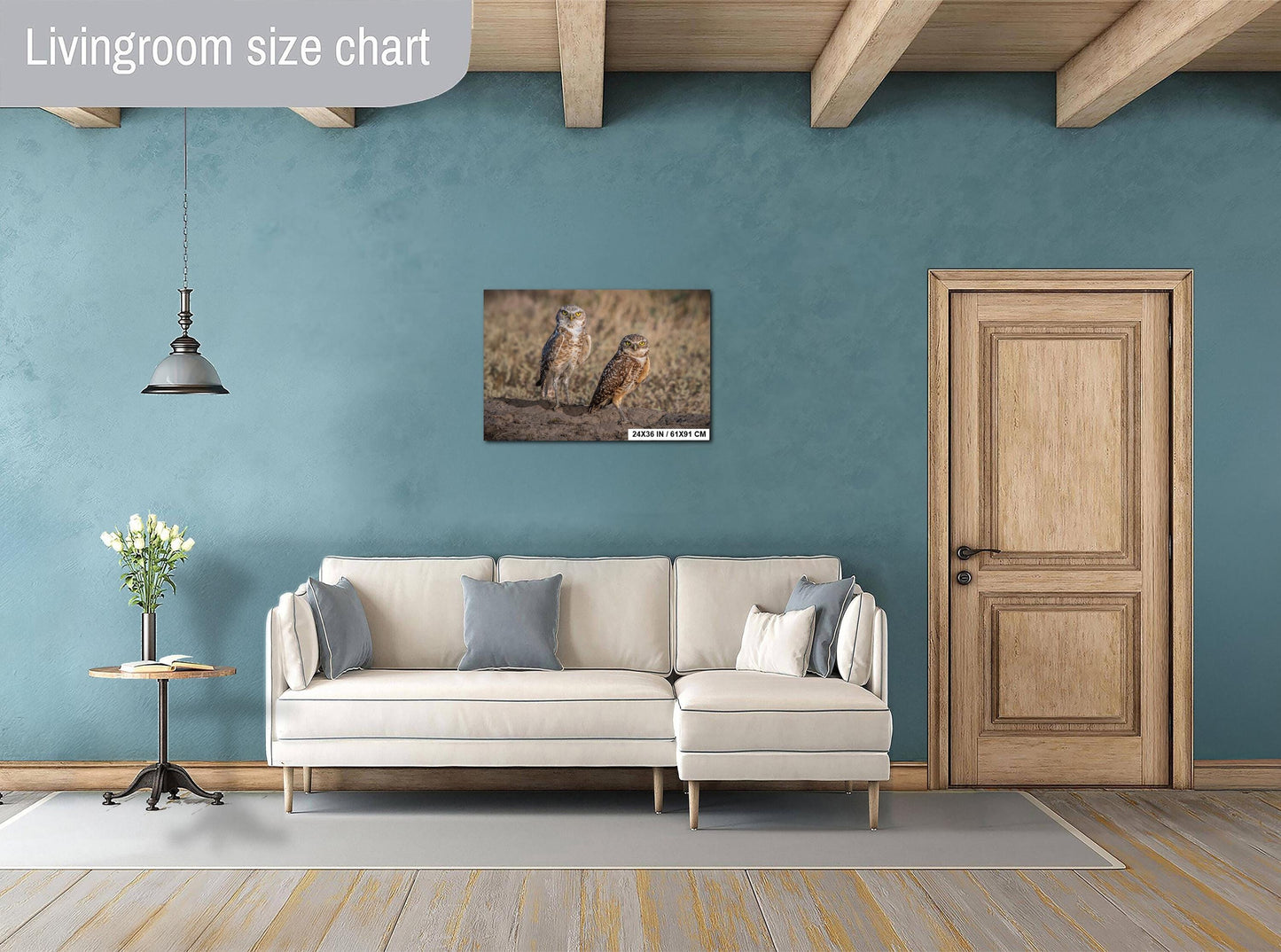 Burrowing Owls Pair Badlands National Park South Dakota Wildlife Photo Print, Nature Wall Art Decor Bird Wildlife Photography Metal Canvas