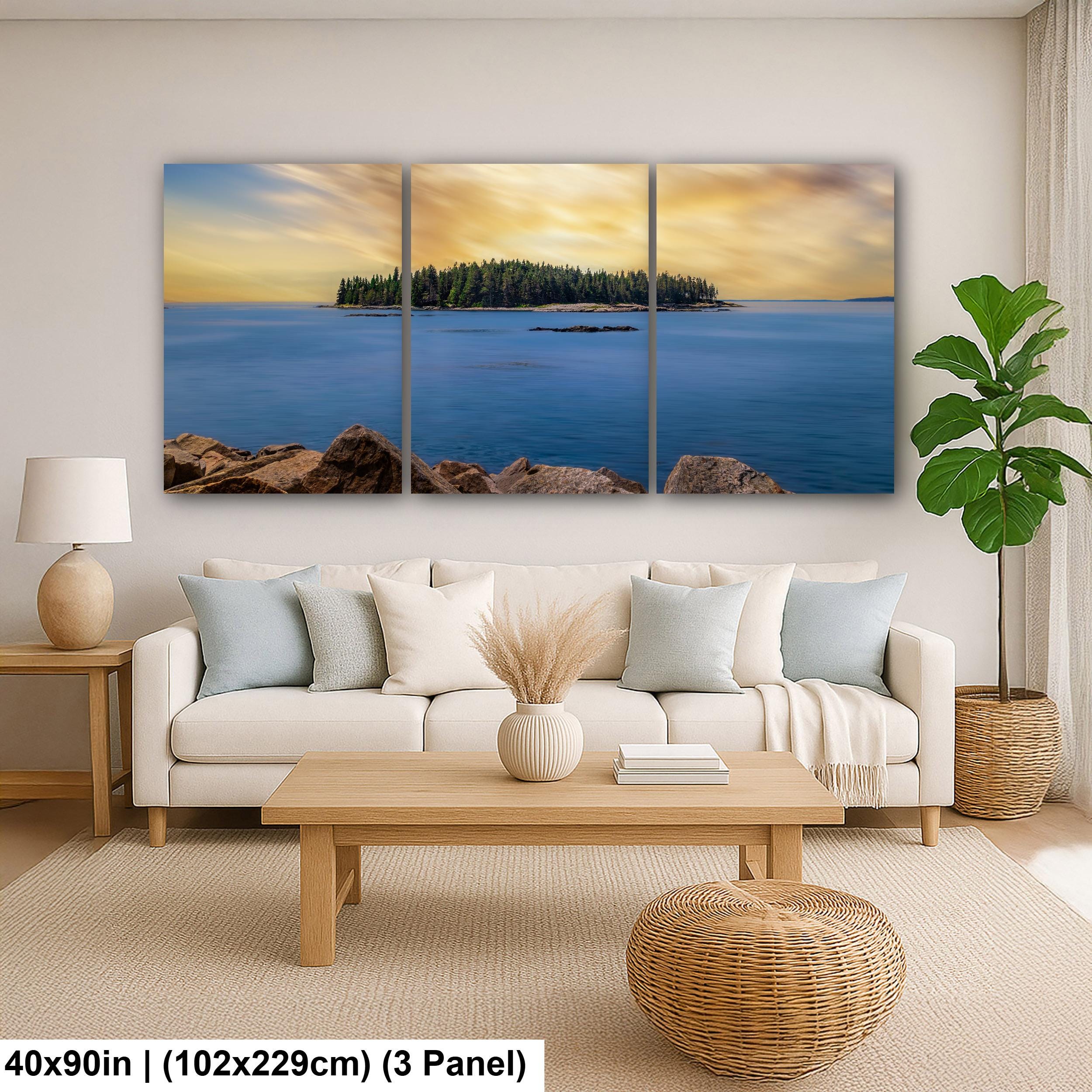 Schoodic Peninsula: Acadia National Park Maine Sunset Photography Wall Art