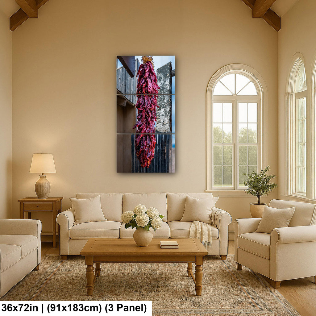 Hanging Chile Ristra, Tombstone, Arizona Southwest Kitchen Photography Wall Art