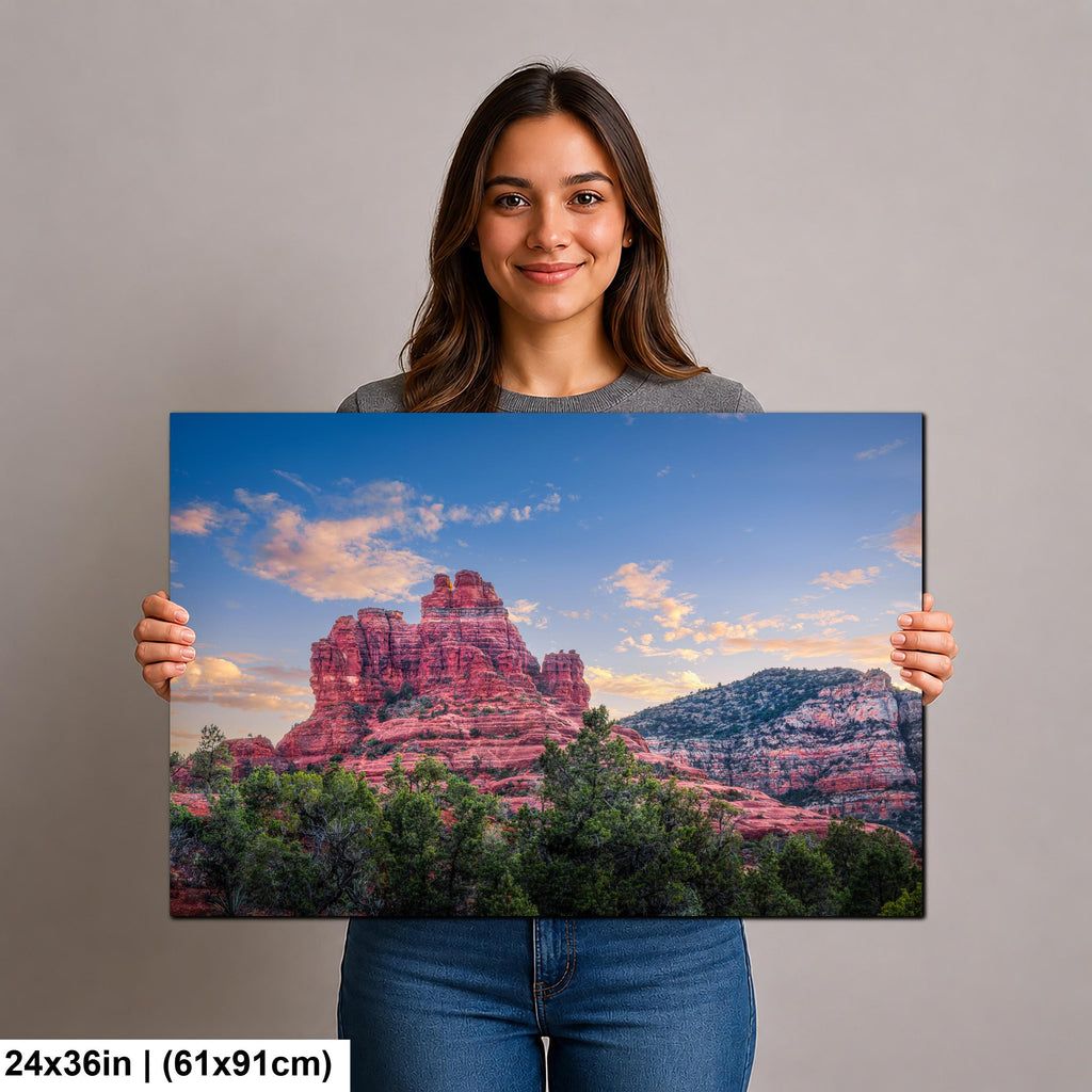Sedona Bell Rock Hike Photography Print, Red Rock Landscape, Arizona Desert Wall Art, Southwest Home Decor