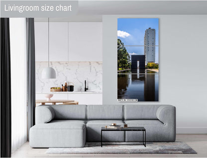 Oklahoma City Memorial Print: Reflection Pool Wall Art